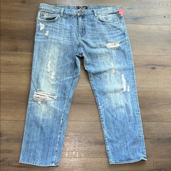Lucky Brand Other - Lucky Brand Light Blue Distressed Straight Jeans !! 14/32